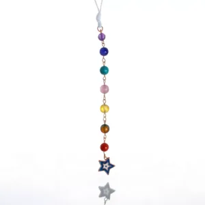 7 Çakra Doğal Taş Kolye – Enerji Dengesini Sağlayan El Yapımı Takı